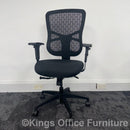 Used Black Mesh Multi Functional Task Chair