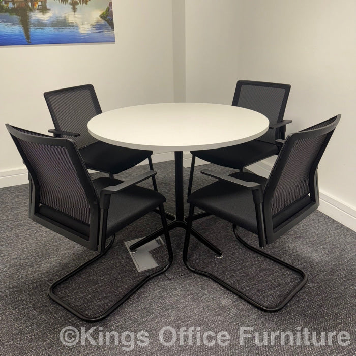 Used Forma 5 Meeting Table Bundle With Chairs