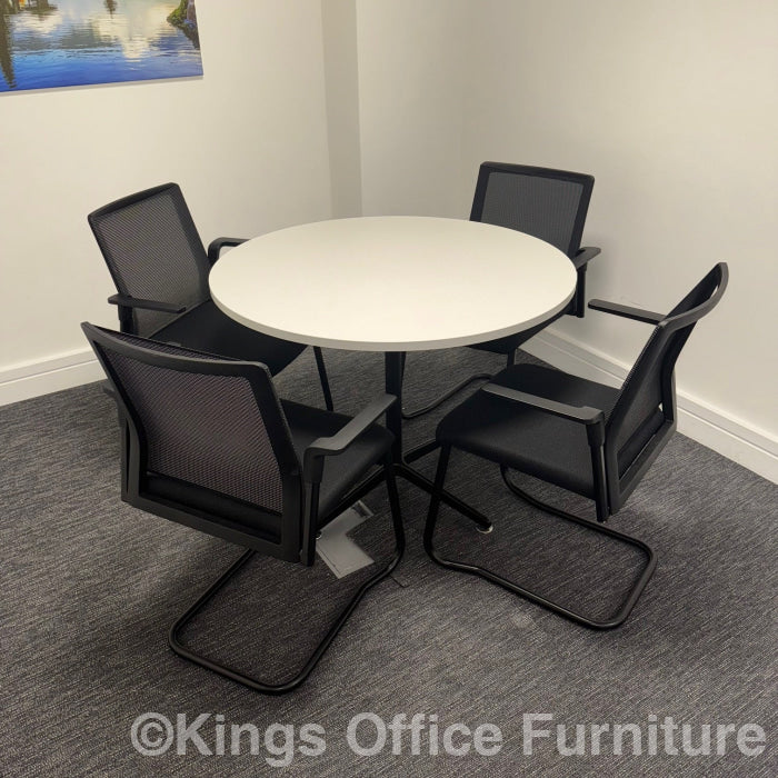 Used Forma 5 Meeting Table Bundle With Chairs