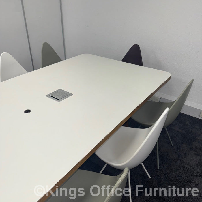 Used Fritz Hansen Drop Meeting Table Set With Power