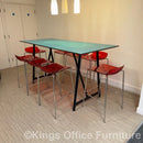 Used Frovi Relic High Breakout Table With 8 Stools