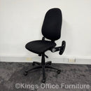 Used Fully Adjustable Task Chair With Lumbar Pump And Foldaway Arms