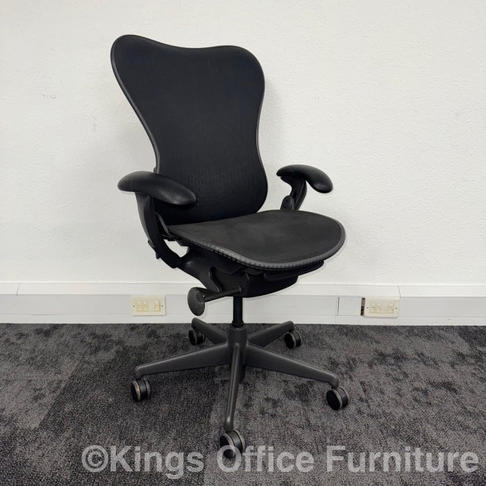 Used Herman Miller Mirra Full Spec Butterfly Back - Black