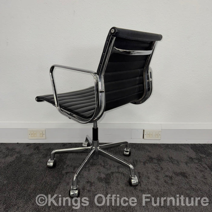 Used Icf Charles Eames Ea108 Leather Meeting Chairs