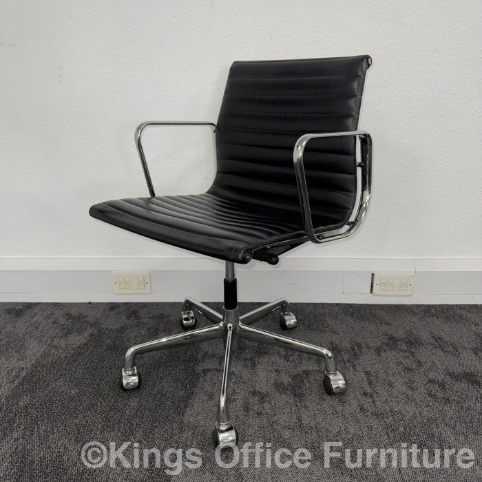 Used Icf Charles Eames Ea108 Leather Meeting Chairs