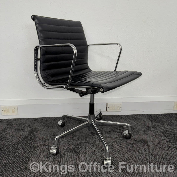 Used Icf Charles Eames Ea108 Leather Meeting Chairs