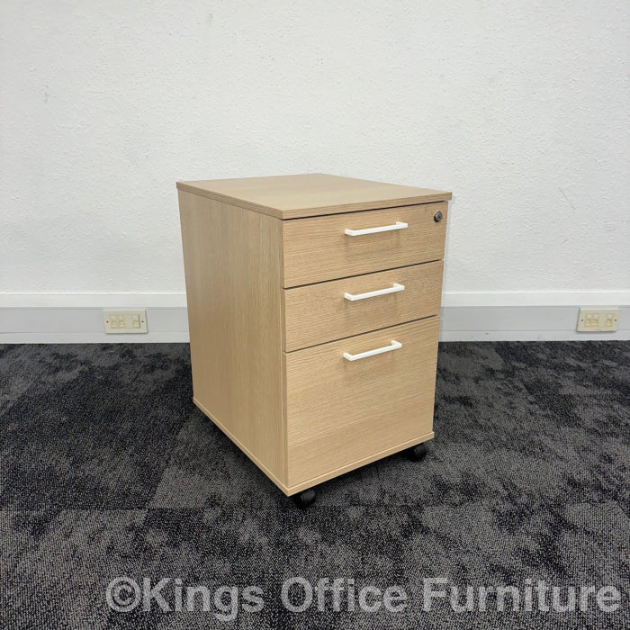 Used Narbutas Oak Mobile Pedestal