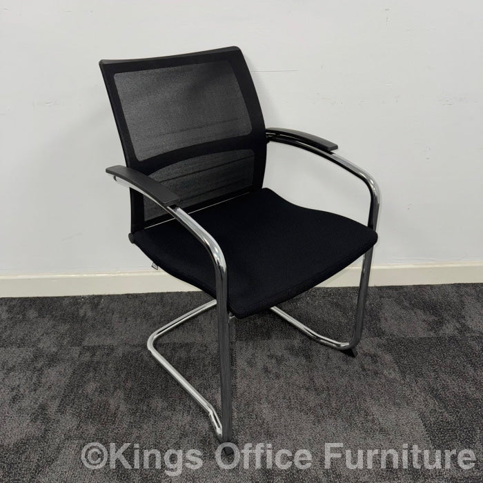 Used Sedus Chrome Frame Mesh Meeting Chair