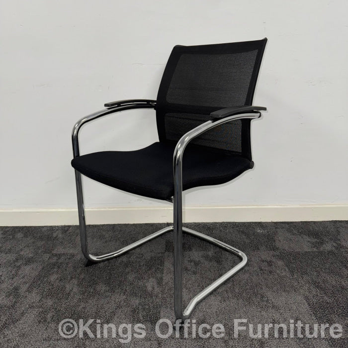 Used Sedus Chrome Frame Mesh Meeting Chair