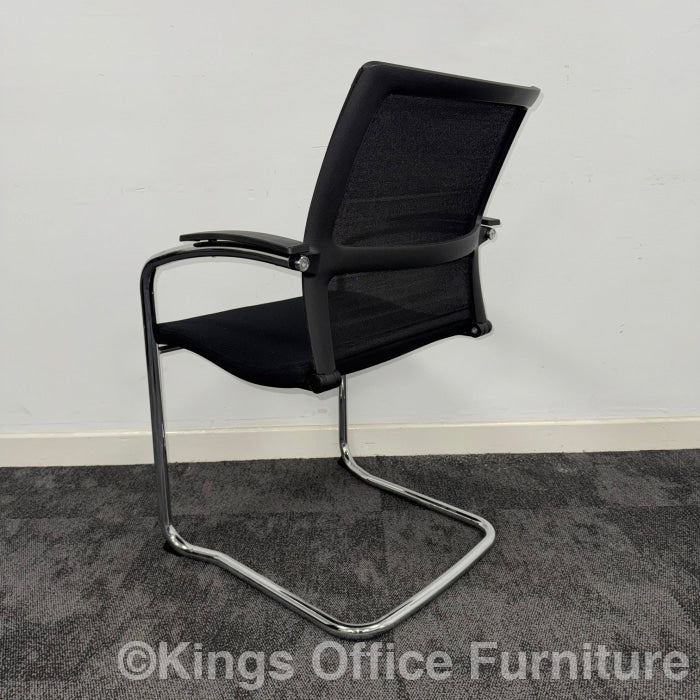 Used Sedus Chrome Frame Mesh Meeting Chair