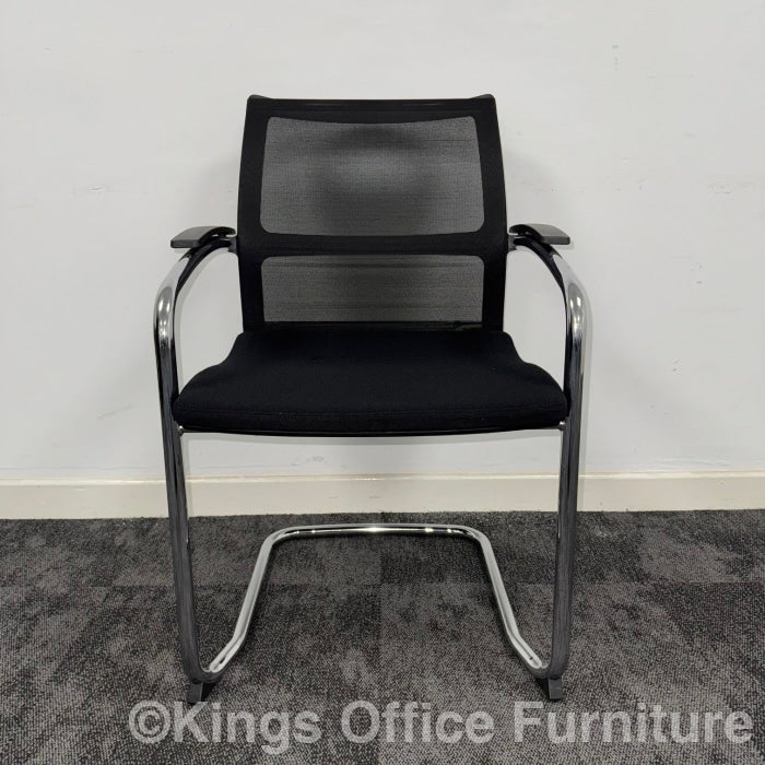 Used Sedus Chrome Frame Mesh Meeting Chair