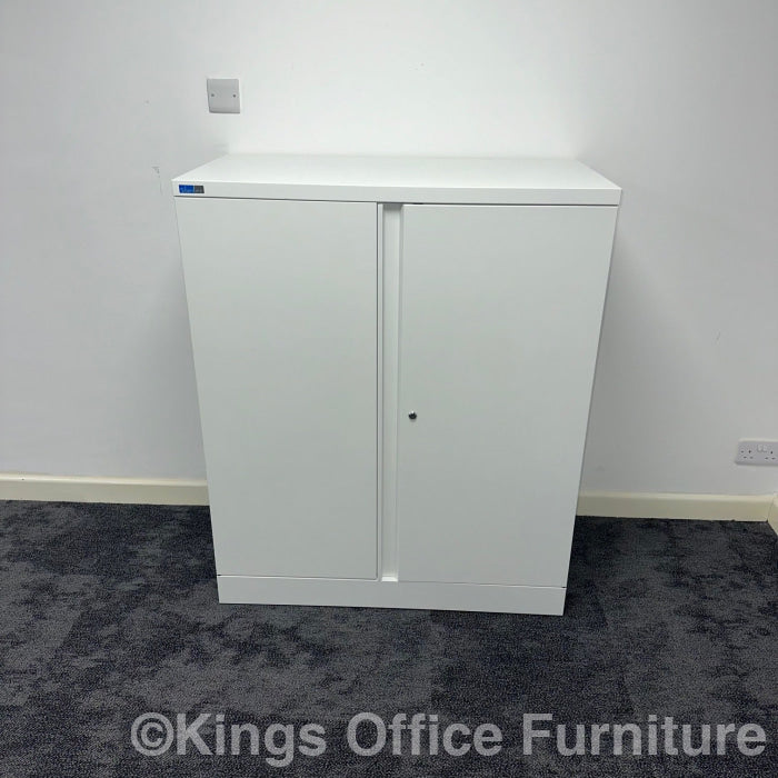 Used Silverline Steel White Cupboard