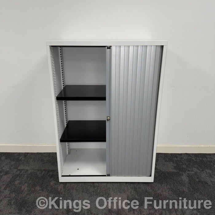 Used Tambour Steel Storage Unit