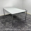 Used Usm Haller Table With Height Adjustment Lever
