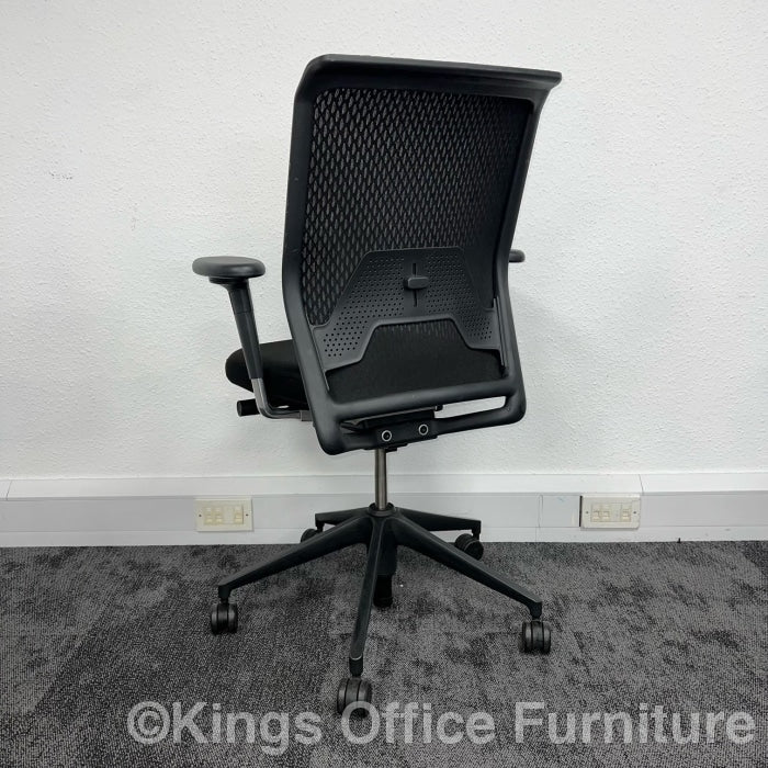 Used Vitra Id Black Mesh Task Chair