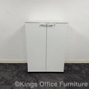 Used White Cupboard With Adjustable Shelf