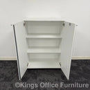 Used White Cupboard With Adjustable Shelf