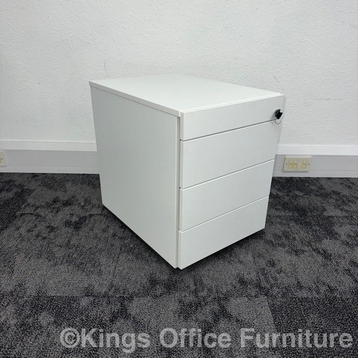 Used White Mobile Pedestal