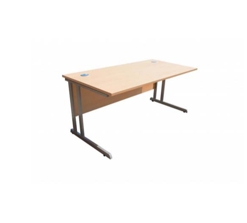 Beech straight cantilever desk