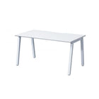 single white office desk