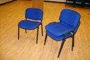 Blue Stacking Meeting Chairs