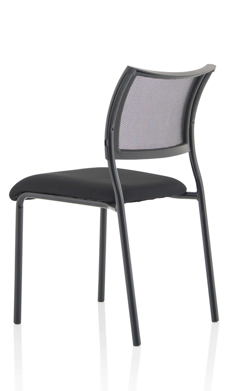 Brunswick Black Frame Chair with Mesh Back