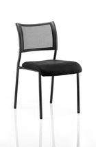 Brunswick Black Frame Chair with Mesh Back