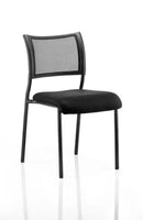 Brunswick Black Frame Chair with Mesh Back