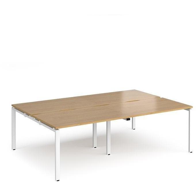double back to back bench desk 