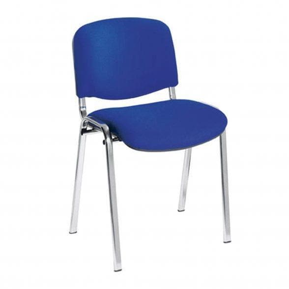 ISO Stacking Chair Fabric Chrome Frame DY