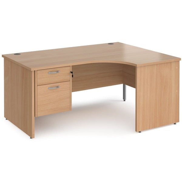 office desk with pedestals 
