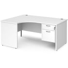 office desk with pedestals 
