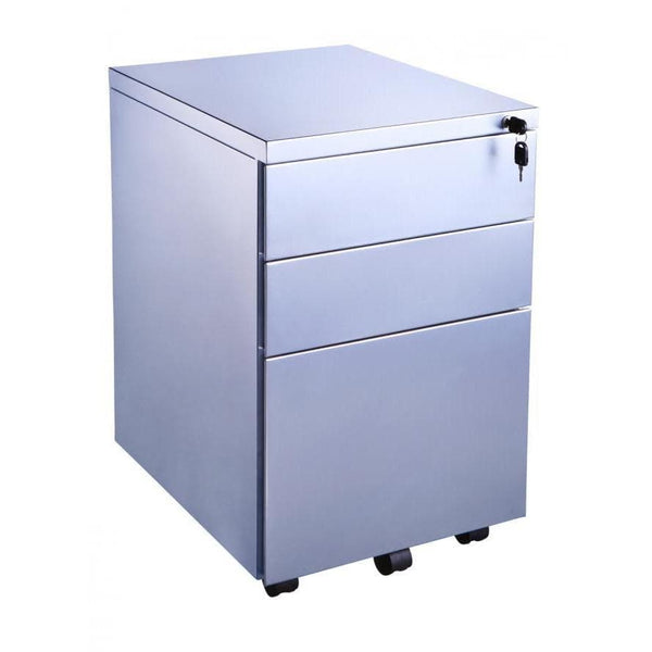 white office pedestals 