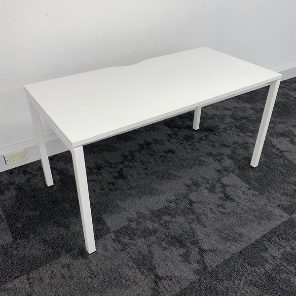 New Still Boxed Nova Single White Bench Desk