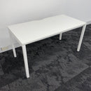 New Still Boxed Nova Single White Bench Desk