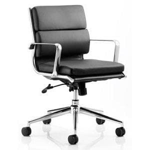 leatehr office chair with arms