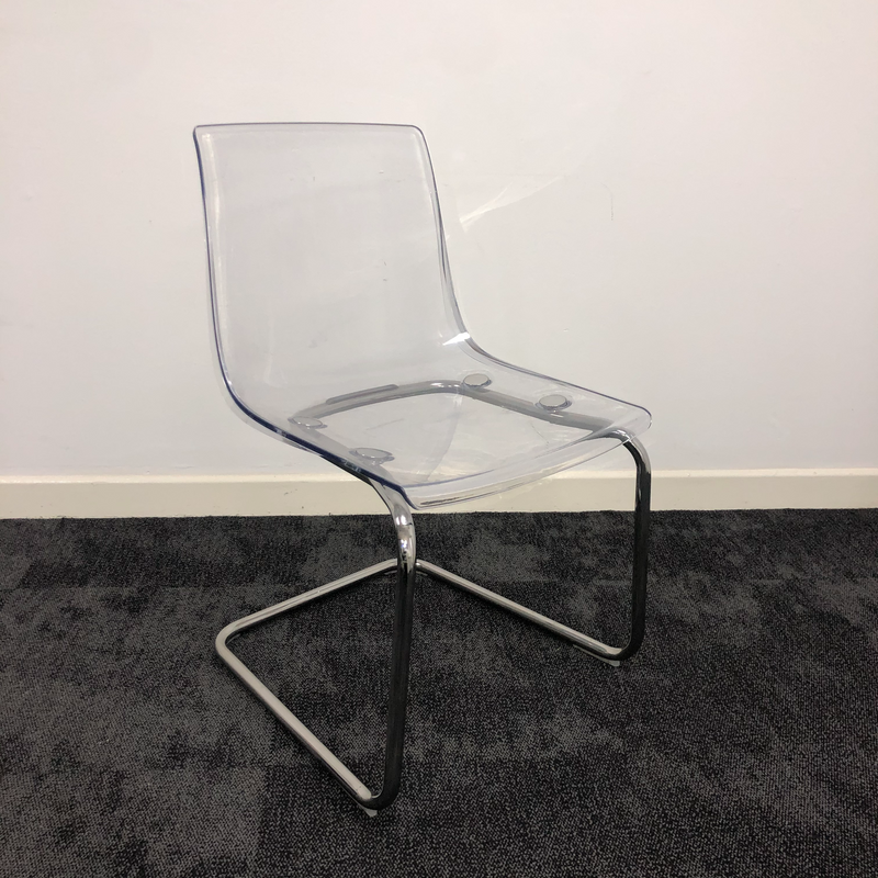 Transparent Cantilever Chairs