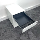 Used Triumph White Steel 3 Draw Mobile Pedestal