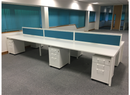 White Bench Desks