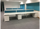 White Bench Desks