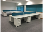 White Bench Desks