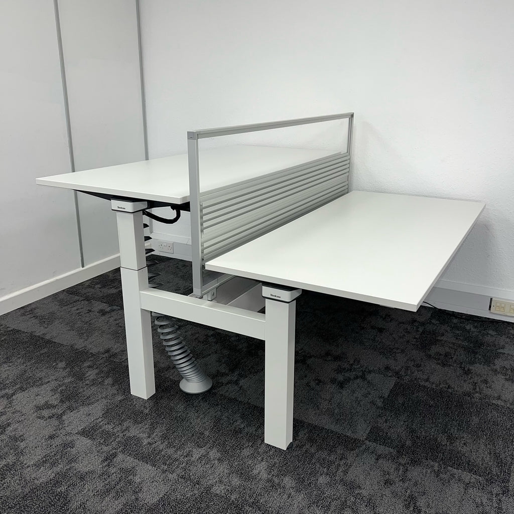 Height adjustable desk second shop hand