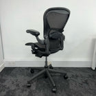 Used Herman Miller Aeron Graphite Full Spec with Lumbar Size B