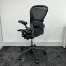 Used Herman Miller Aeron Graphite Full Spec with Lumbar Size B