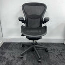 Used Herman Miller Aeron Graphite Full Spec with Lumbar Size B