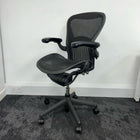 Used Herman Miller Aeron Graphite Full Spec with Lumbar Size B