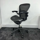 Used Herman Miller Aeron Graphite Full Spec with Lumbar Size B