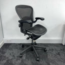 Used Herman Miller Aeron Graphite Full Spec with Lumbar Size B